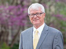 Ben Allen outside Beardshear Hall